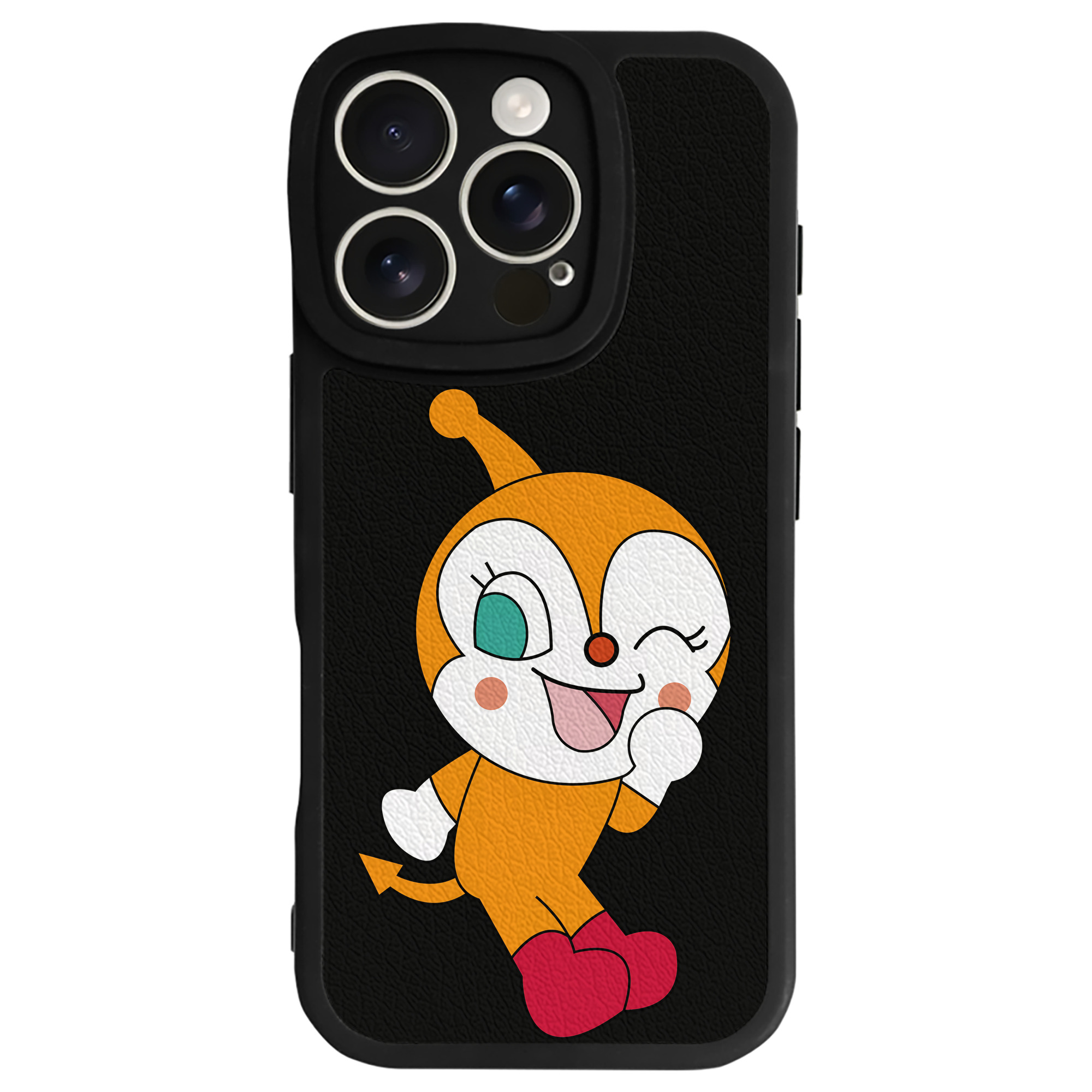 （画像用） アンパンマン Anpanman 【iPhone 16シリーズ対応】シリコンスマホケース（レザー調） 材質：シリコン